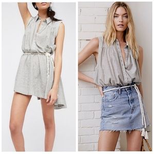 Young Spirit Striped Tunic Free‎ People XS Light